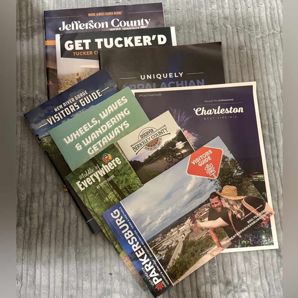 💜 West Virginia Tourism Ephemera Guides & Brochures